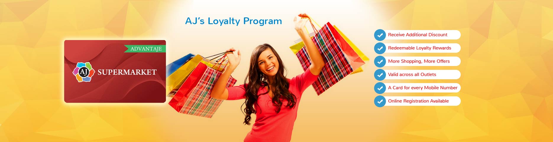 AJ's loyalty programs